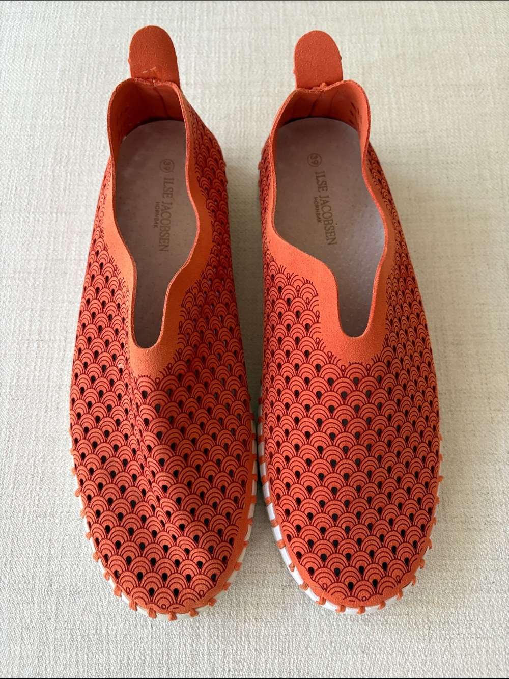 NWT Ilse Jacobsen Tulip Shoes Sz EU 39 Camelia